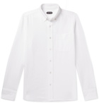 TOM FORD - White Slim-Fit Cotton Oxford Shirt - White