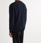 Moncler Genius - 2 Moncler 1952 Logo-Intarsia Virgin Wool and Cashmere-Blend Sweater - Blue