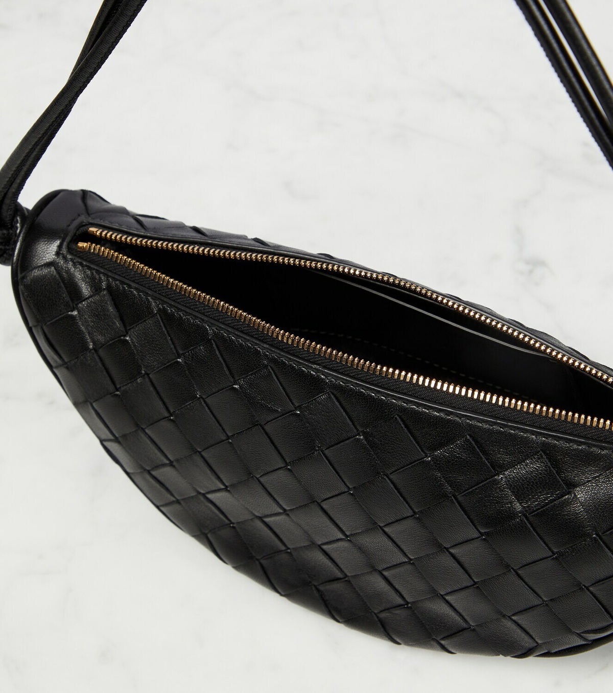 Bottega Veneta - Half Moon leather shoulder bag Bottega Veneta