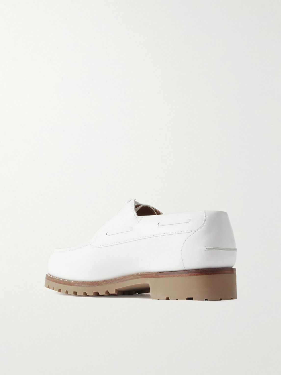 J.M. Weston - 4x4 Leather Derby Shoes - White