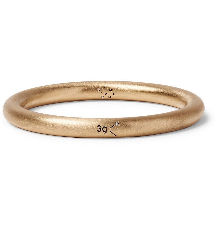 Photo: Le Gramme - Le 3 Brushed 18-Karat Gold Ring - Men - Gold