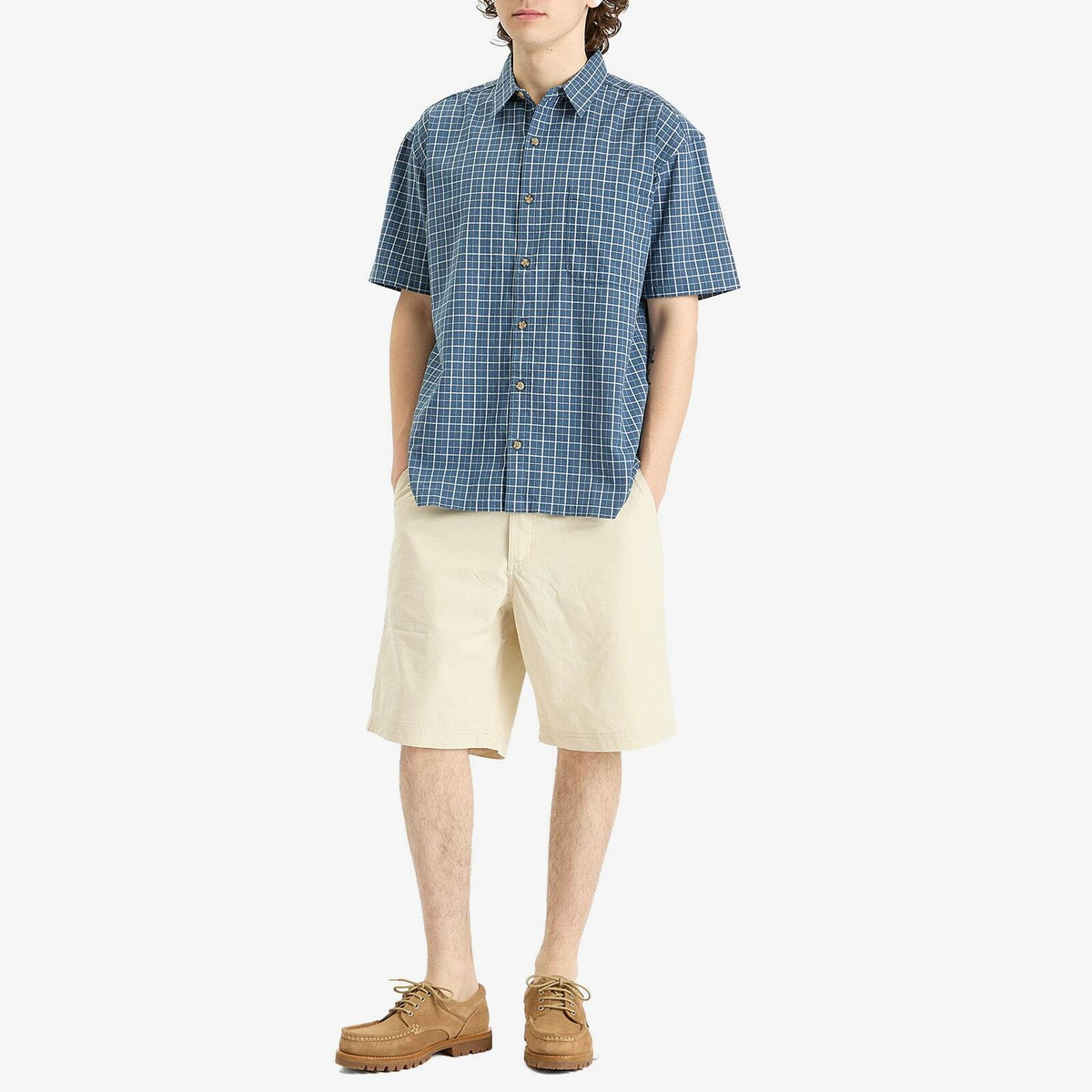 Adsum Men's Breezer Shirt in Plaid