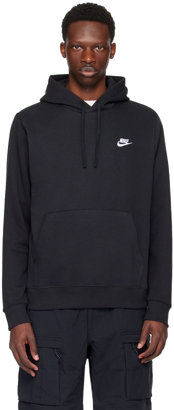 Photo: Nike Black Embroidered Hoodie