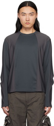FFFPOSTALSERVICE Gray Diffraction Knit Longsleeve T-shirt