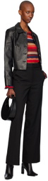 Staud Black Marino Leather Jacket