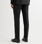 TOM FORD - Shelton Slim-Fit Cotton and Silk-Blend Suit Trousers - Black