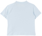 Palm Angels Baby Blue Cotton T-Shirt