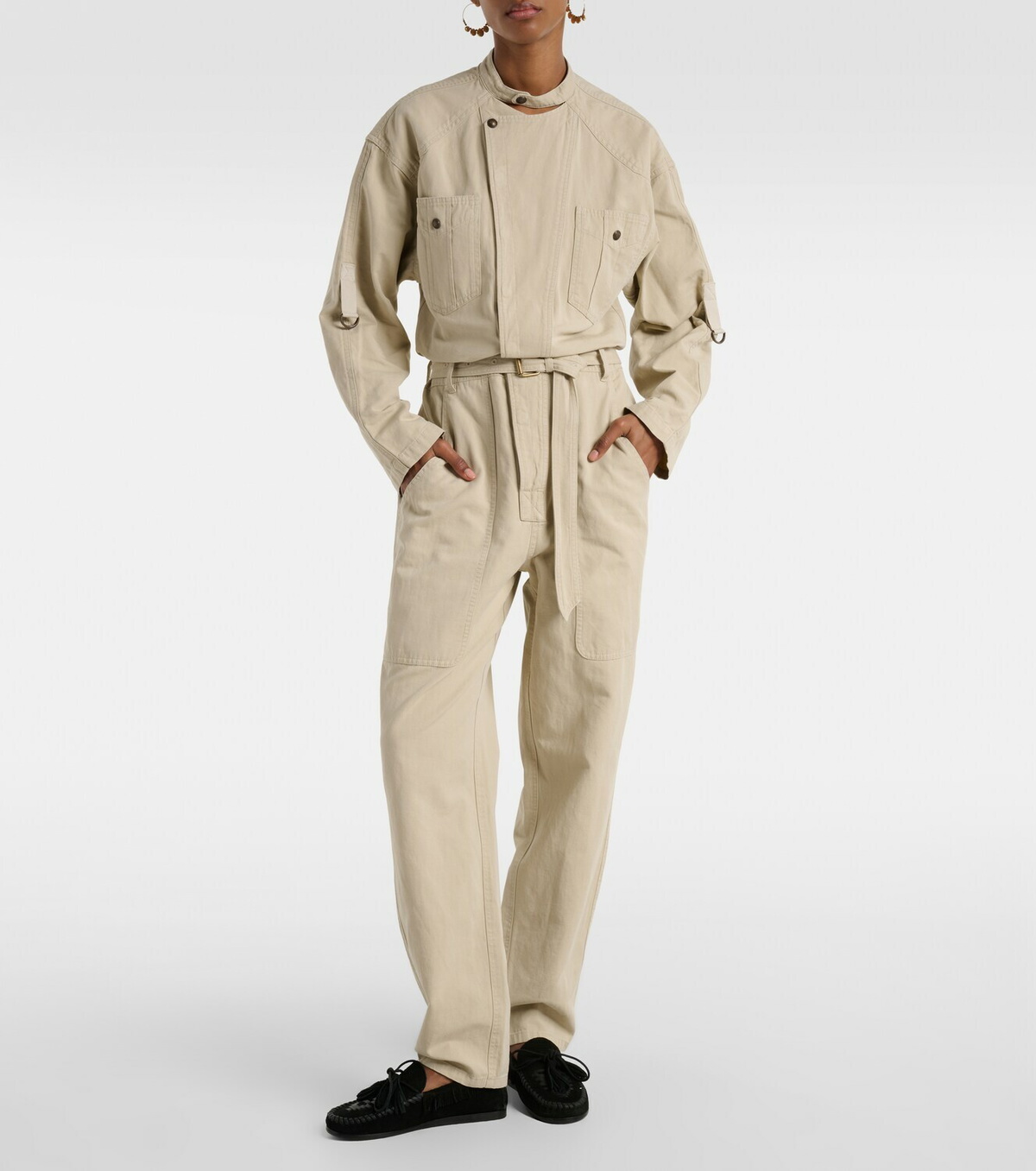 Marant Etoile Nessime cotton and linen jumpsuit