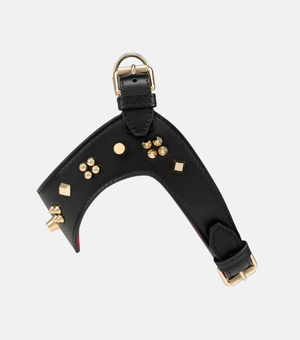 Christian Louboutin Loubiharness embellished leather dog harness