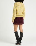 Manila Grace Womens Sweater in Yellow
