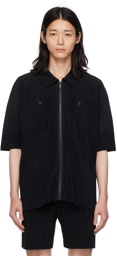 Homme Plissé Issey Miyake Black Flip Shirt