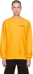 Cowgirl Blue Co Yellow Script Sweatshirt