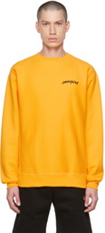 Cowgirl Blue Co Yellow Script Sweatshirt