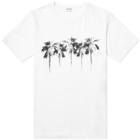 Saint Laurent Palm Tree Print Tee