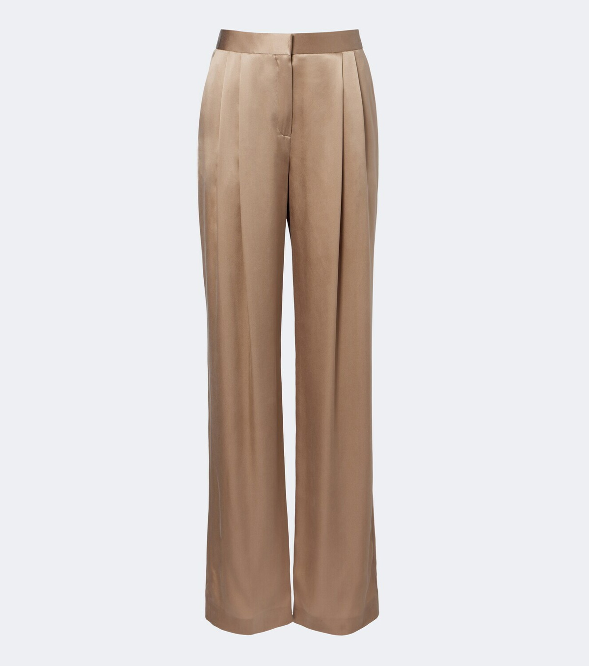 Tom Ford Pleated silk straight pants