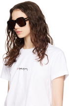 Stella McCartney Black Oversized Square Sunglasses