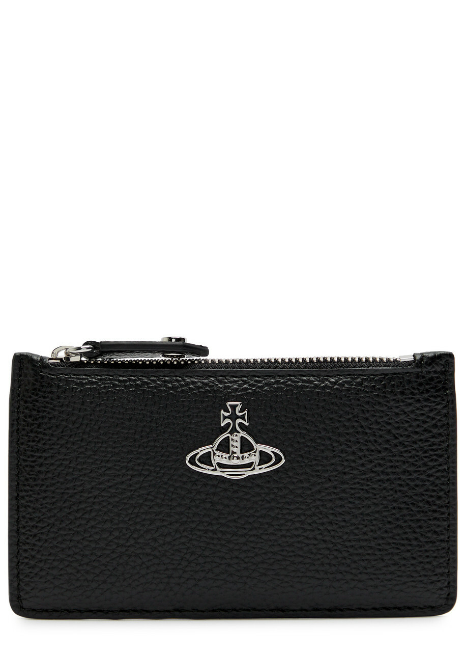 Vivienne Westwood Black Croc Josephine Heart Mirror Keychain