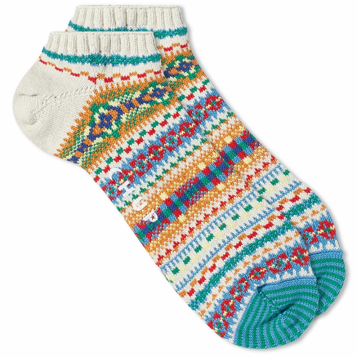 Photo: CHUP by Glen Clyde Company Seannos Ankle Sock in Alabaster