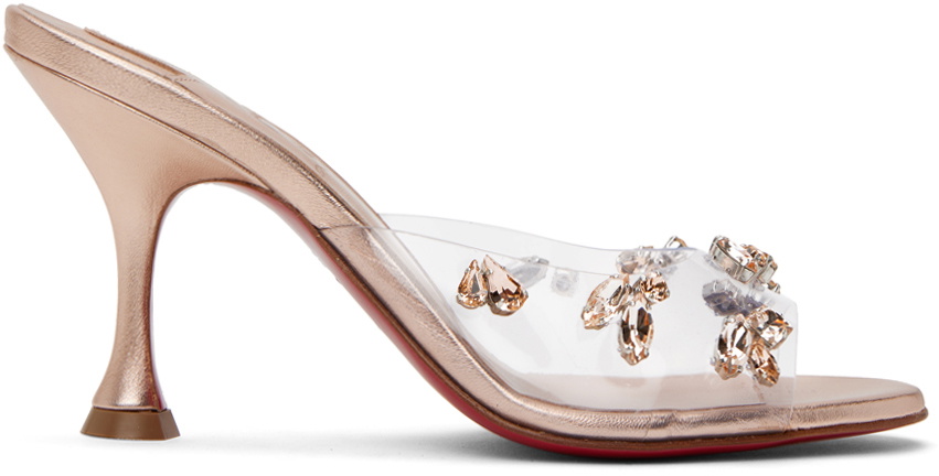 Christian Louboutin Pink Degraqueen 85 Mules Christian Louboutin