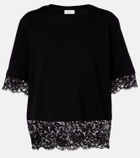 McQueen Cotton lace T-shirt