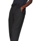 LHomme Rouge Black C2C Tradition Trousers
