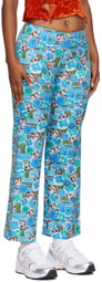 Collina Strada Blue Floral Lounge Pants