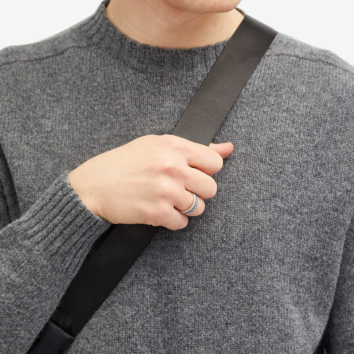 Serge DeNimes Men's Jacquard Ring in Sterling Silver Serge