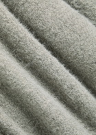 Mki Miyuki Zoku Logo-embroidered Brushed Knit Jumper Grey