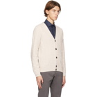 Salvatore Ferragamo Off-White Gancini Cardigan