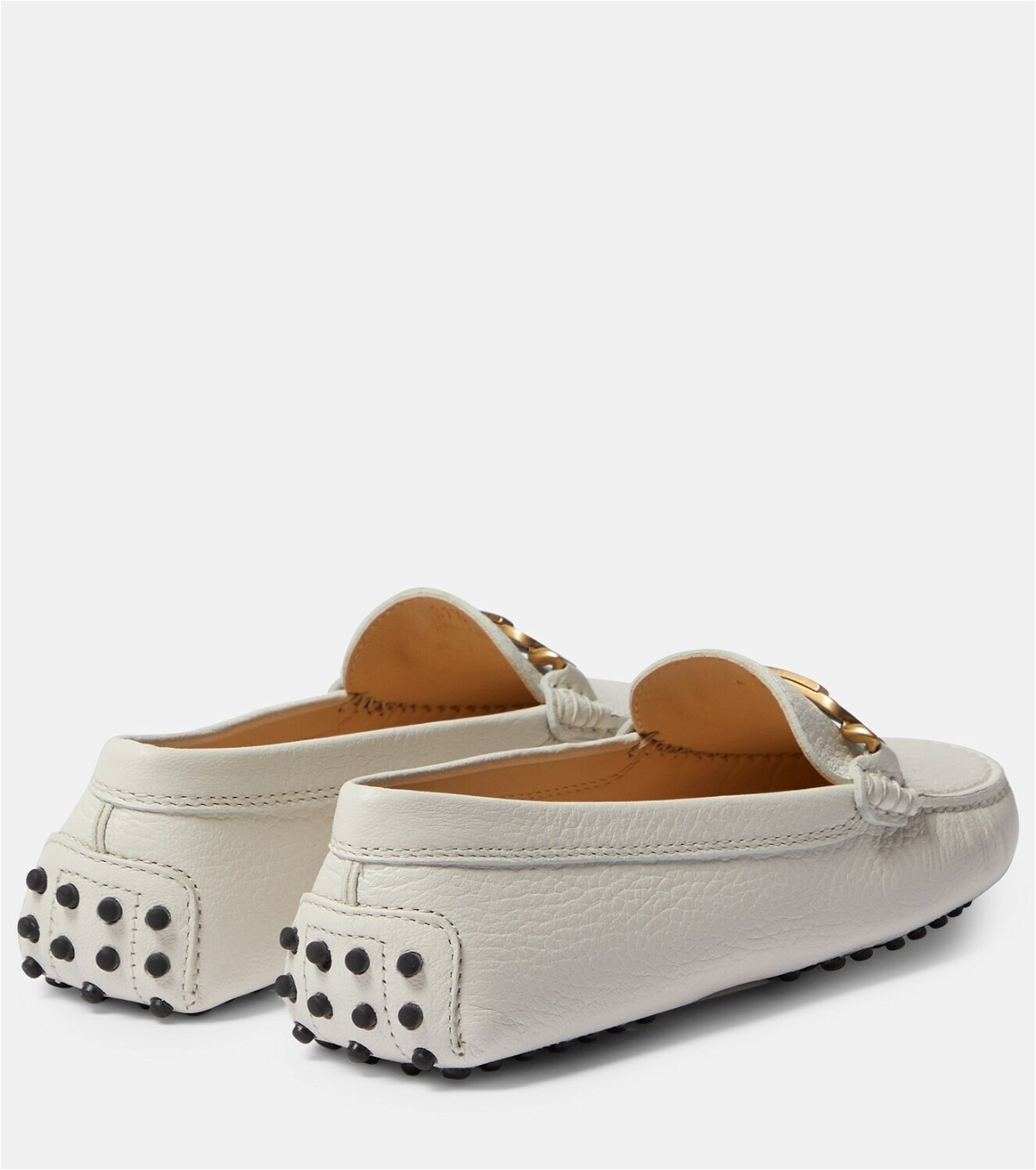 Tod's Logo leather moccasins Tod's
