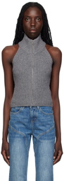 Fax Copy Express SSENSE Exclusive Gray Sweater