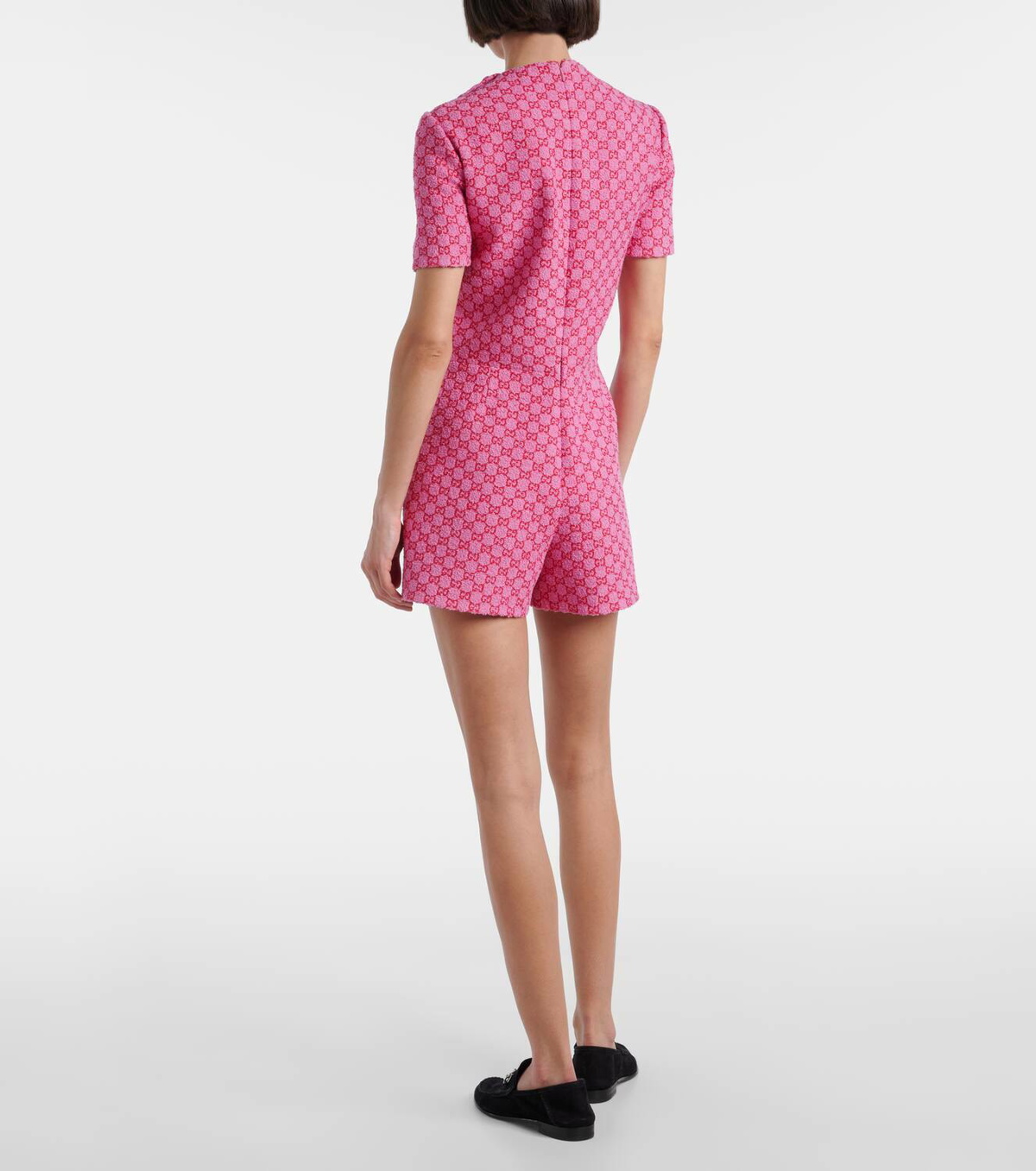 Gucci GG cotton-blend romper