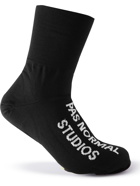 Pas Normal Studios - Logo-Jacquard Stretch-Jersey Cycling Socks - Black