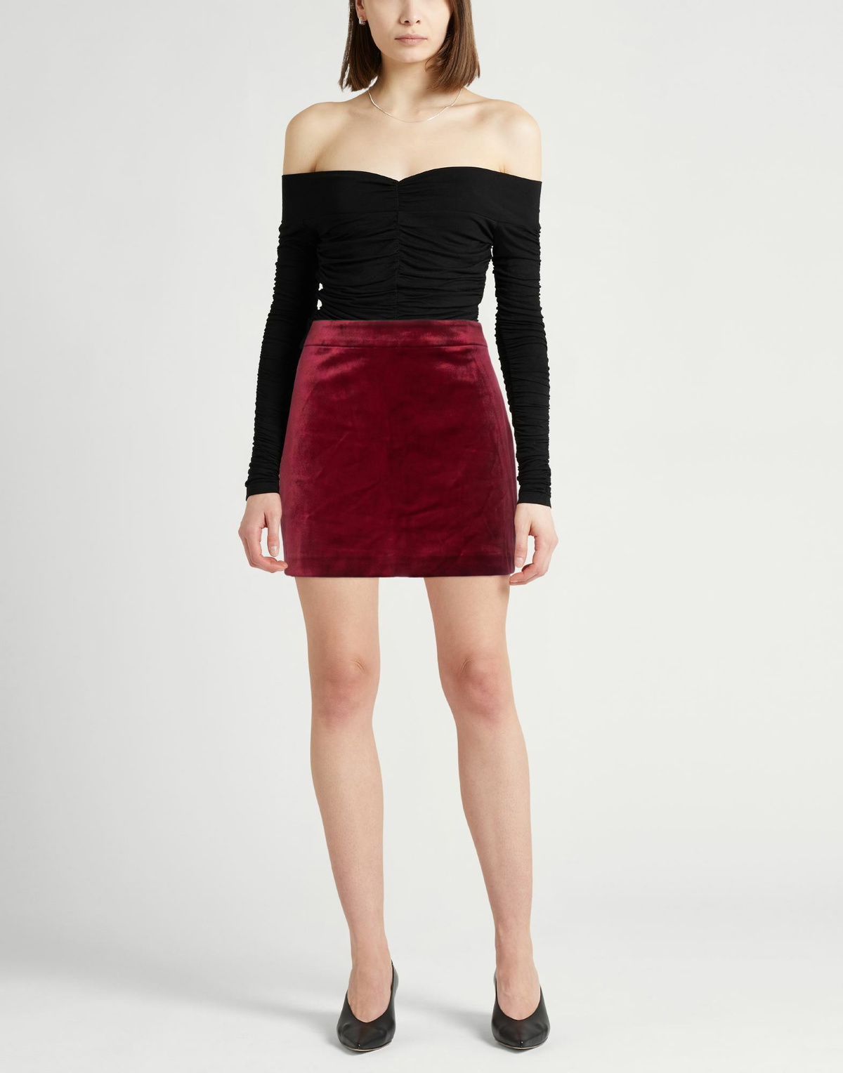 Jucca Womens Mini skirt Burgundy