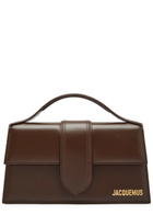 Jacquemus Le Grand Bambino Smoothed Leather top Handle bag - Brown - One Size