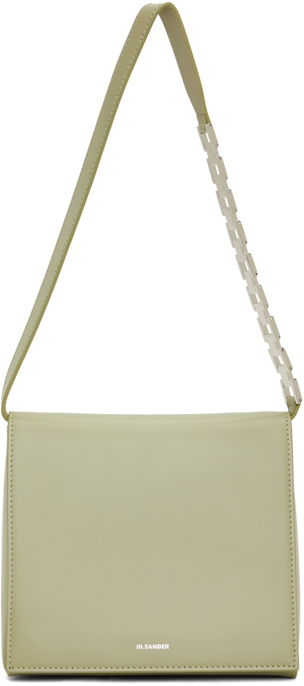 Jil Sander Green Small Prysm Chain Shoulder Bag Jil Sander