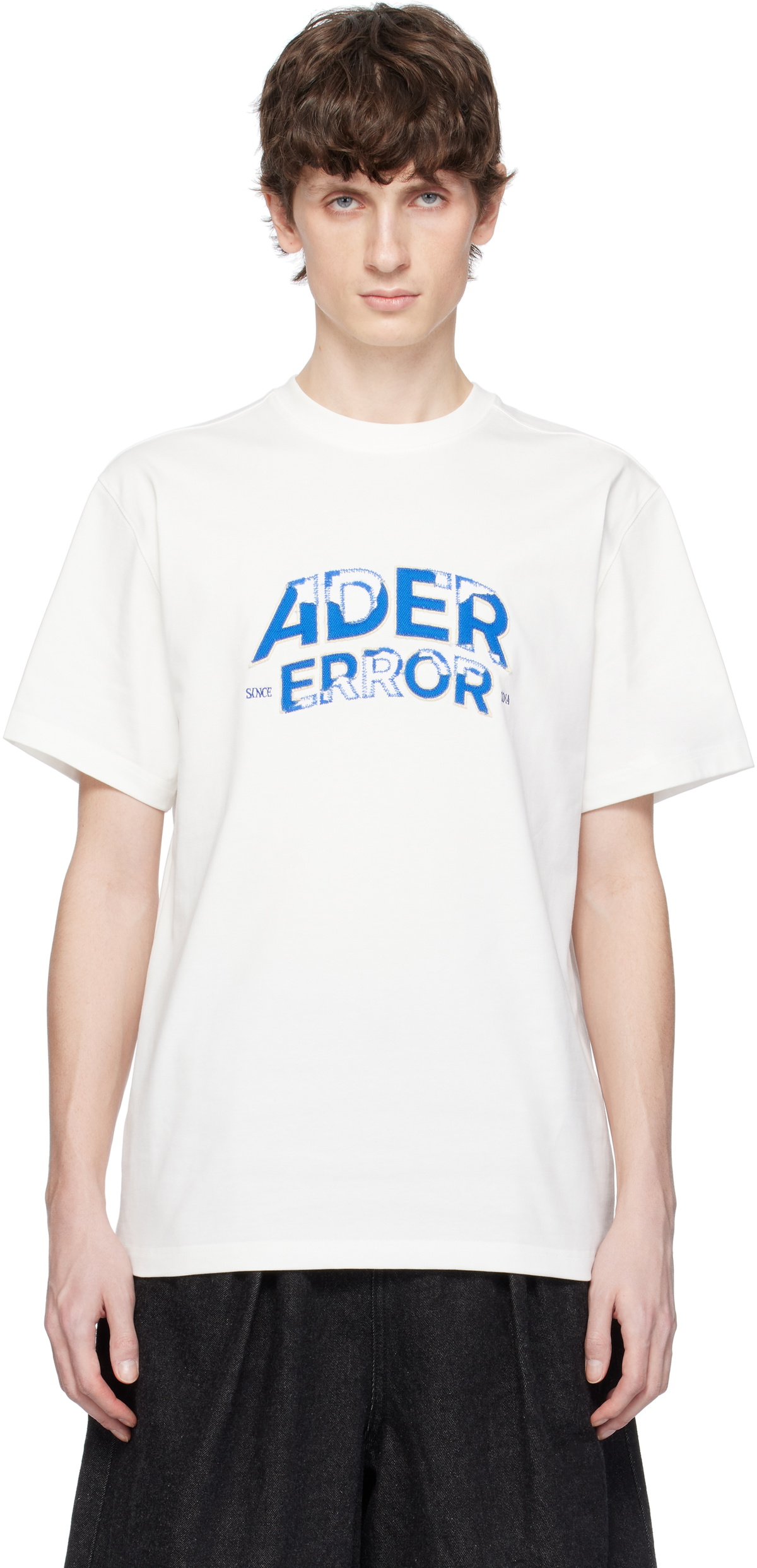 ADER error White Edca Product. 52 T-shirt ADER error