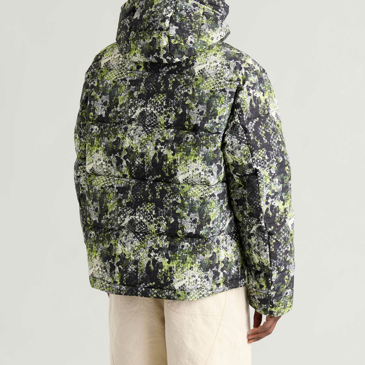 Mellow Clo Men's Summit Puffer Jacket in Serpent Camo