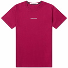 Calvin Klein Men's Micro Branding Essential T-Shirt in Dark Clove