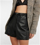 Saint Laurent - Leather shorts