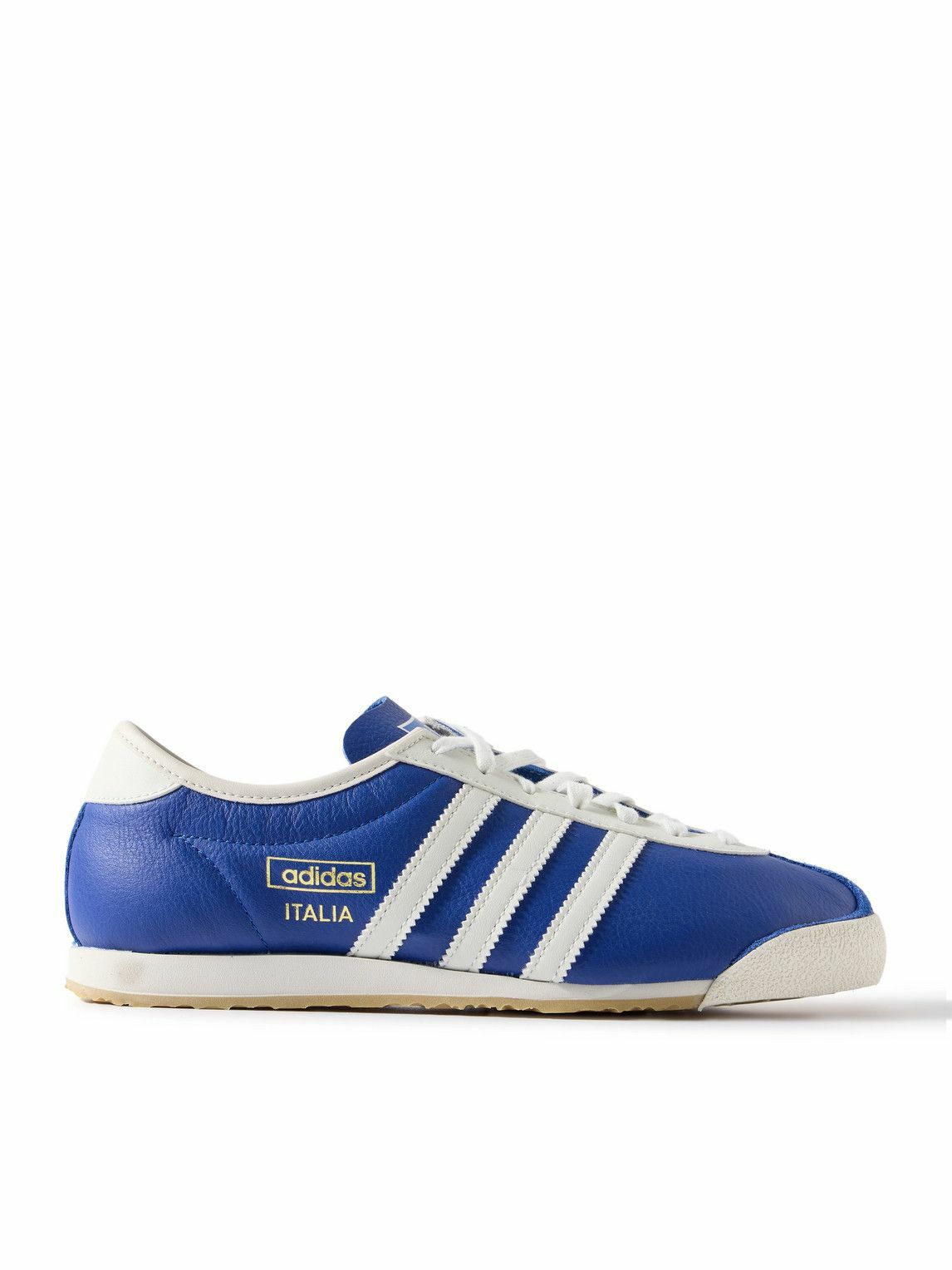 adidas Originals - C.P. Company Italia Spezial Suede-Trimmed Leather  Sneakers - Blue adidas Originals