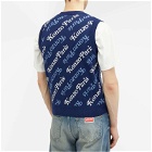 Kenzo Men's x Verdy Knit Vest in Midnight Blue