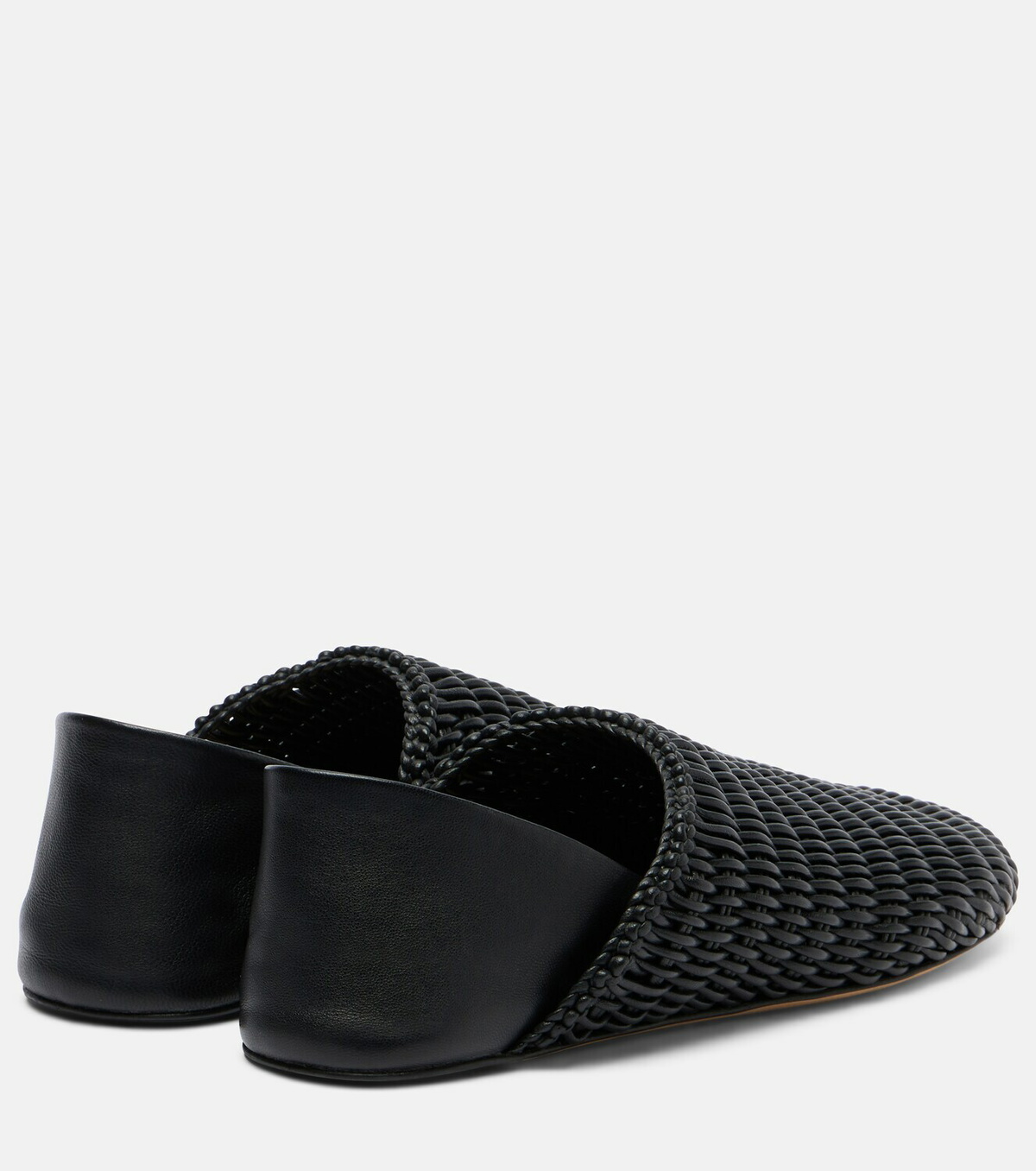 JW Anderson Babouche woven leather loafers