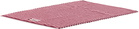 Tekla Burgundy & Pink Terry Bath Mat