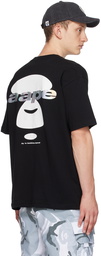 AAPE by A Bathing Ape Black Print T-Shirt