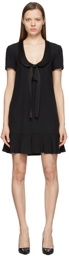 RED Valentino Black Crepe Short Dress