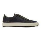 Common Projects Blue Camo Achilles Low Sneakers