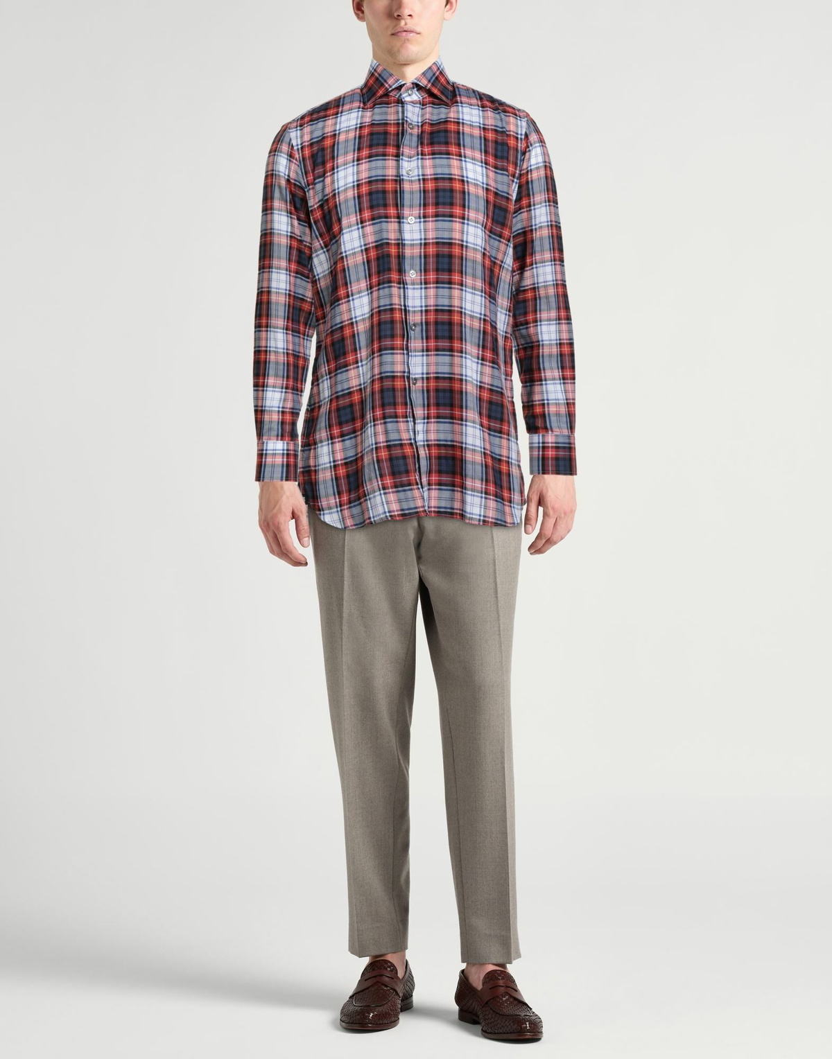 Lardini Mens Shirt in Red