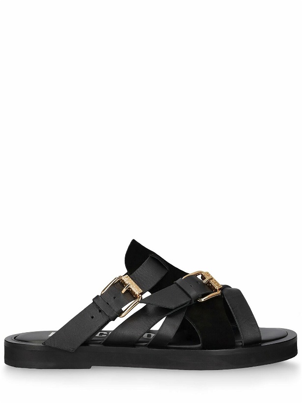 Photo: MOSCHINO - Leather Sandals