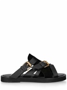 MOSCHINO - Leather Sandals